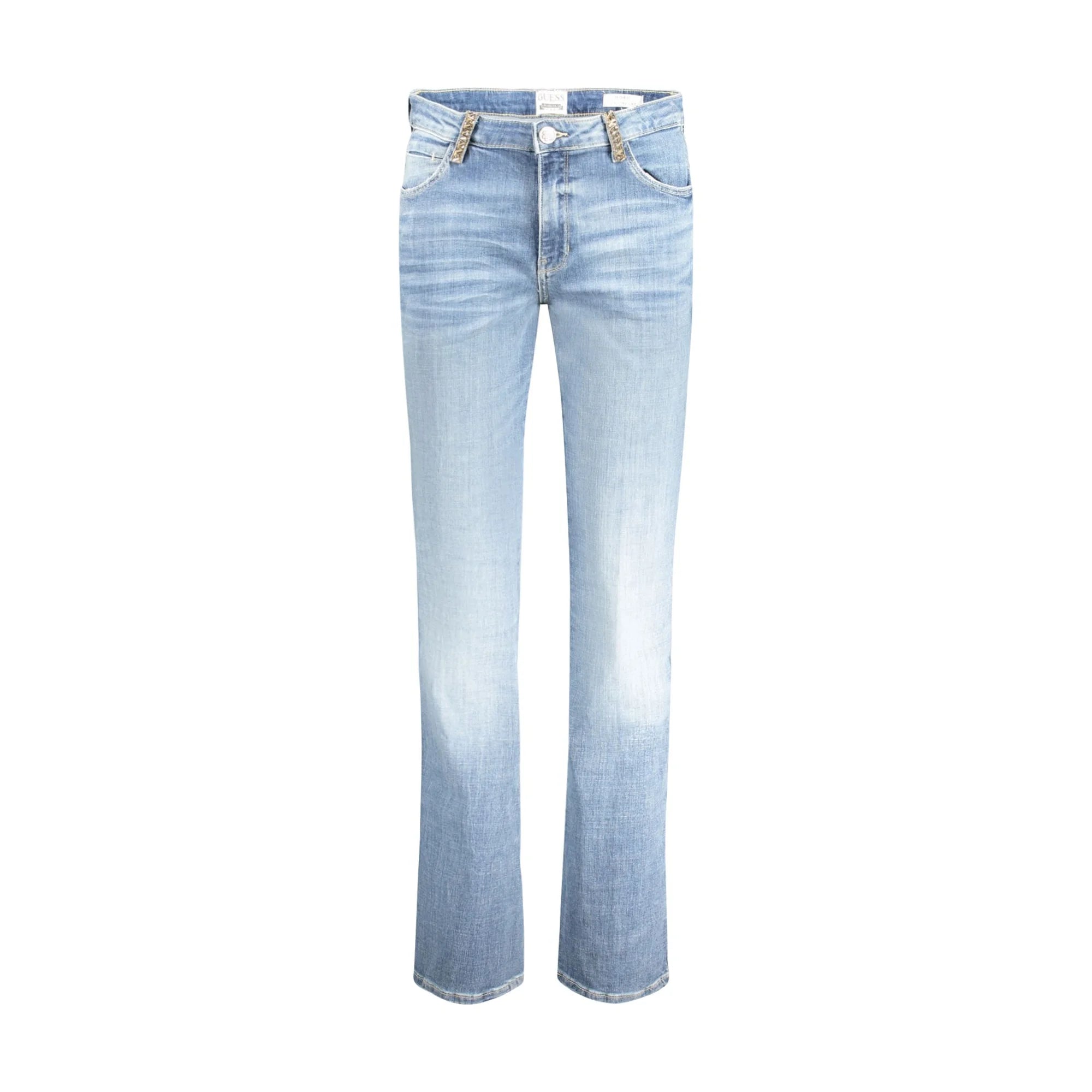 Guess Jeans Donna Azzurri Applicazioni Strass Azzurro - foto prodotto